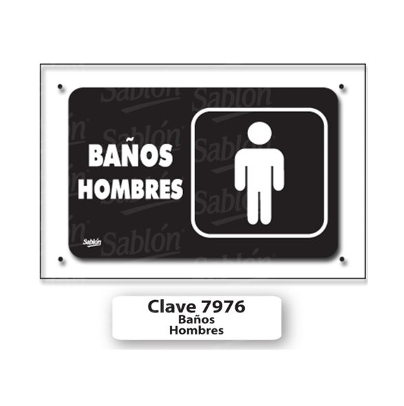 SENAL DE BANO HOMBRES 7976
